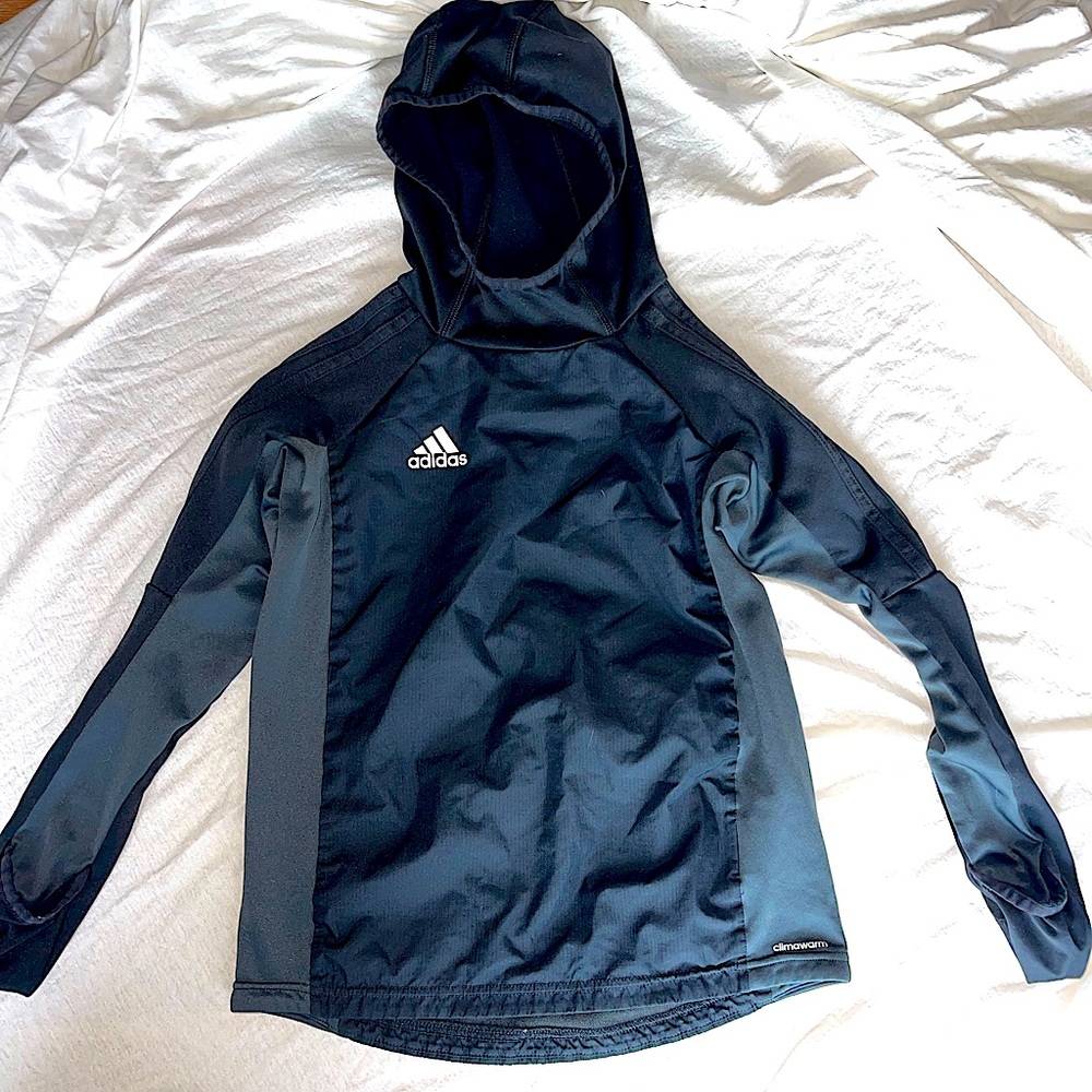 Adidas hooded training top. Great for cold weather. Size youth small